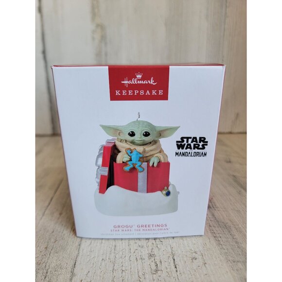 Hallmark Rogue greeting Star Wars Mandalorian ornament Xmas Magic - Picture 1 of 5